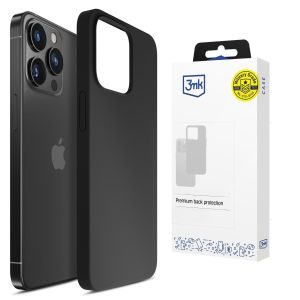 Silikónové puzdro pre Apple iPhone 16 Pro - 3mk HARDY® Mellow Case™ Black