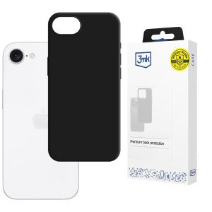 Silikónové puzdro pre Apple iPhone 16E/ iPhone 17E - 3mk HARDY® Mellow Case™ Black