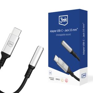 Adapter USB-C - Jack 3,5 mm - 3mk Aux kábel