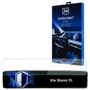 Matná ochranná fólia na displej navigácie pre Kia Stonic FL 2025- – 3mk TechWrap Matte™ Center Display