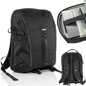 Batoh na laptop 16" 3mk HARDY® 360™ Fabric s ochranou 360° AST™ – biznisový, cestovný, clamshell