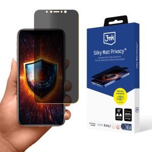 Fólia na súkromie pre Apple iPhone Xs - 3mk Silky Matt Privacy