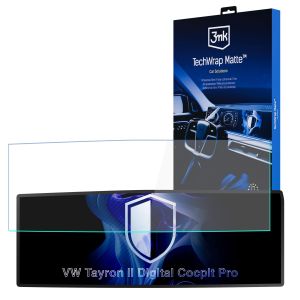 Matná ochranná fólia na displej prístrojového štítu pre VW Tayron II Digital Cocpit Pro 2024- - 3mk TechWrap Matte Cluster™