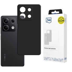 Silikónové puzdro pre Redmi Note 13 5G - 3mk HARDY® Mellow Case™ Black