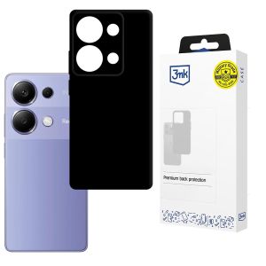 Silikónové puzdro pre Redmi Note 13 Pro 4G - 3mk HARDY® Mellow Case™ Black