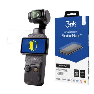 Nerozbitné hybridné sklo na DJI Osmo Pocket 3 - 3mk FlexibleGlass™
