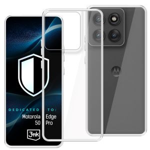 Przezroczyste etui na Motorola Edge 50 Pro – 3mk HARDY® Vision Case™