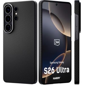 Puzdro z aramidového vlákna s MagSafe na Samsung Galaxy S26 Ultra - 3mk HARDY® Aramid MagCase™