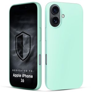 Silikónové puzdro s MagSafe pre Apple iPhone 16 - 3mk HARDY® Mellow MagCase™ Teal