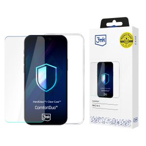 Etui Clear Case + Tvrdené sklo na Samsung Galaxy S25 Ultra - 3mk ComfortDuo Clear