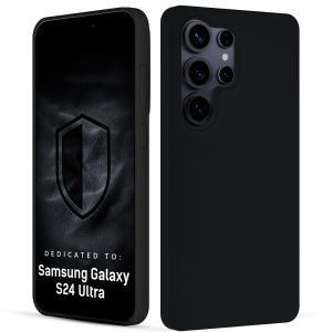 Trendy silikonové puzdro na Samsung Galaxy S24 Ultra - 3mk HARDY® Mellow Case™ Black