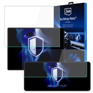 Ochranná fólia na displej navigácie a prístrojového štítu pre Jaecoo 7 14,8 inch 2024- - 3mk TechWrap Matte 2in1 (Center Display + Cluster)