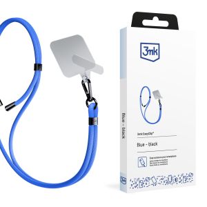 Šnúrka na smartfón 3mk EasyClip Blue (black)