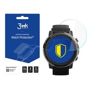 Ochranné sklo na displej smart hodinek Xiaomi Amazfit Stratos 3 - 3mk Watch Protection