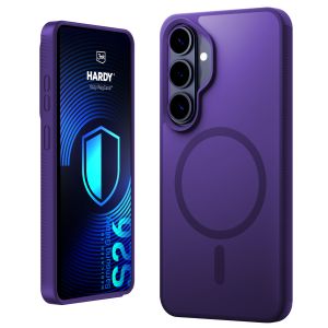 Dymové puzdro s MagSafe pre Samsung Galaxy S26 – 3mk HARDY® Hazy MagCase™ Purple