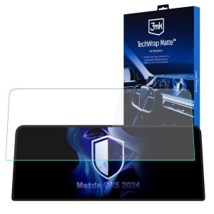 Matná ochranná fólia na displej navigácie pre Mazda CX5 2024- – 3mk TechWrap Matte™ Center Display