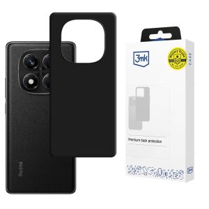 Silikónové puzdro pre Redmi Note 14 Pro 5G - 3mk HARDY® Mellow Case™ Black