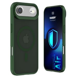 Dymové puzdro s MagSafe pre Apple iPhone Air – 3mk HARDY® Hazy MagCase™ Green