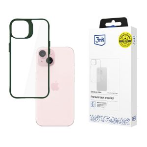 Obal na Apple iPhone 15 - 3mk Satin Armor Case+ Green