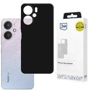 Trendy silikonové puzdro na Redmi 13C 5G - 3mk HARDY® Mellow Case™ Black
