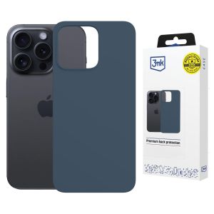 Puzdrá silikonové s MagSafe na Apple iPhone 15 Pro Max - 3mk HARDY® Mellow MagCase™ Blue