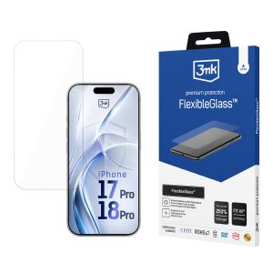 Nerozbitné hybridné sklo na Apple iPhone 17 Pro/ 18 Pro - 3mk FlexibleGlass