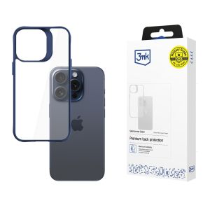 Obal na Apple iPhone 15 Pro - 3mk Satin Armor Case+ Blue