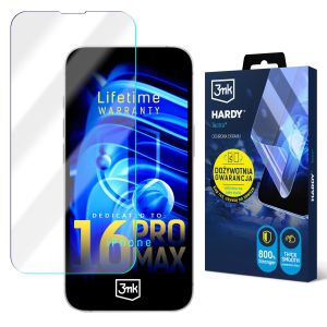 Superodolná fólia pre Apple iPhone 16 Pro Max - 3mk HARDY® Tectra™ (doživotná záruka)