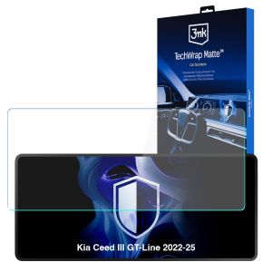 Matná ochranná fólia na displej navigácie pre Kia Ceed III GT-Line 2022-25 – 3mk TechWrap Matte™ Center Display