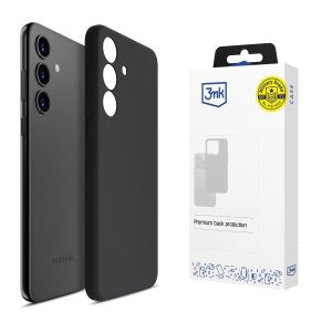 Silikónové puzdro pre Samsung Galaxy S24+ - 3mk HARDY® Mellow Case™ Black