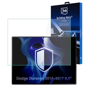 Matná ochranná fólia na displej navigácie pre Dodge Durango 2014–2017 8,4" – 3mk TechWrap Matte™ Center Display