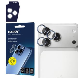 Ochrana objektívu na Apple iPhone 17 Pro/ iPhone 17 Pro Max HARDY Lens Protection Pro  Titanium Gray
