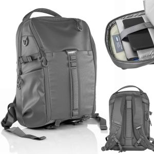 Batoh na notebook 16" 3mk HARDY® 360™ Grey s ochranou 360° AST™ – business, cestovný, clamshell