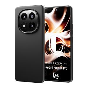 Puzdro na Redmi Note 14 Pro 5G - 3mk Matt Case Black