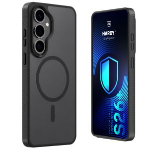 Dymové puzdro s MagSafe pre Samsung Galaxy S26+ – 3mk HARDY® Hazy MagCase™ Black
