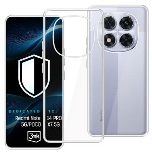 Przezroczyste etui na Redmi Note 14 PRO 5G/POCO X7 5G – 3mk HARDY® Vision Case™