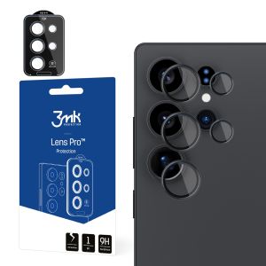 Tvrdené sklo na objektív fotoaparátu pre Samsung Galaxy S25 Ultra 3mk Lens Protection Pro Black
