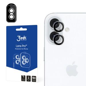 Tvrdené sklo na objektív fotoaparátu pre Apple iPhone 16 3mk Lens Protection Pro Transparent