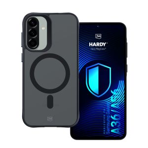 Dymové puzdro s MagSafe pre Samsung Galaxy A36/A56 – 3mk HARDY® Hazy MagCase™ Black