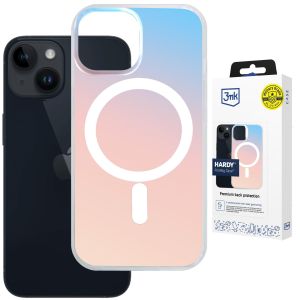 Holografické puzdro s MagSafe pre Apple iPhone 15 - 3mk HARDY® PrisMag Case™
