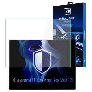 Matná ochranná fólia na displej navigácie pre Maserati Levante 2016- – 3mk TechWrap Matte™ Center Display