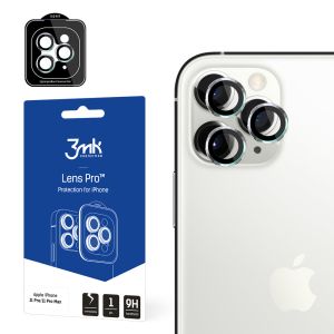 Tvrdené sklo na objektív fotoaparátu pre Apple iPhone 11 Pro 3mk Lens Protection Pro Silver