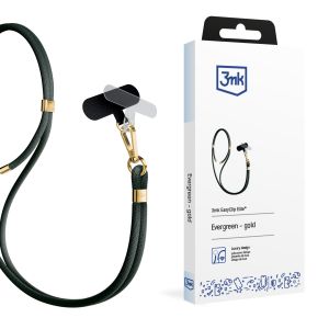 Šnúra na smartphone 3mk EasyClip Elite Evergreen (gold)