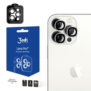 Tvrdené sklo na objektív fotoaparátu pre Apple iPhone 14 Pro/14 Pro Max 3mk Lens Protection Pro Silver