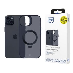 Puzdro na Apple iPhone 15 Plus - 3mk Smoke Case Mag&Stand