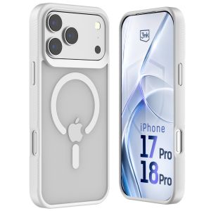 Dymové puzdro s MagSafe pre Apple iPhone 17 Pro/ 18 Pro – 3mk HARDY® Hazy MagCase™ White