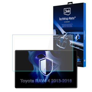 Matná ochranná fólia na displej navigácie pre Toyota RAV4 IV 2013-18 – 3mk TechWrap Matte™ Center Display