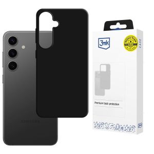 Silikónové puzdro pre Samsung Galaxy S24 - 3mk HARDY® Mellow Case™ Black
