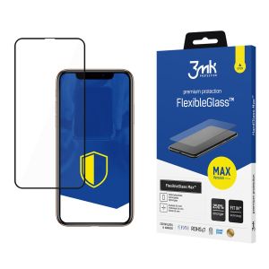 Nepraskajúce hybridné sklo na Apple iPhone 11 Pro Max - 3mk FlexibleGlass Max