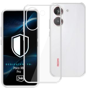 Przezroczyste etui na POCO X8 Pro – 3mk HARDY® Vision Case™
